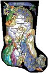 (image for) Tiffany Nativity Stocking
